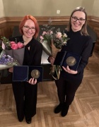 2024 m, Vaižganto premijos laureatės Aistė Kučinskienė ir Jurgita Žana Raškevičiūtė 
